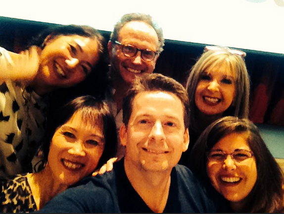 Big Book Getaway 2014 - Group Selfie with John Searles, Tess Gerritsen, Alafair Burke, Hank Phillipi Ryan, David Handler and Lisa Unger