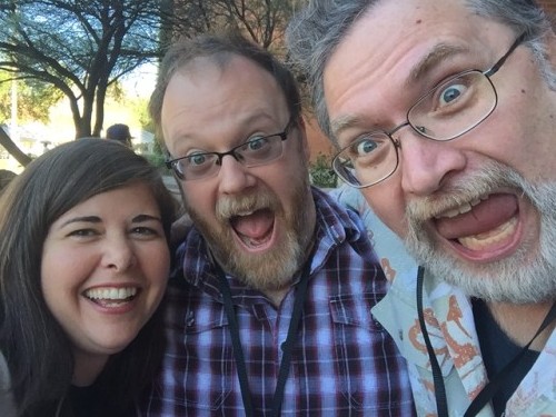 Chuck Wending, Jonathan Maberry & Lisa Unger at Tucson Festival of Books (2016)
