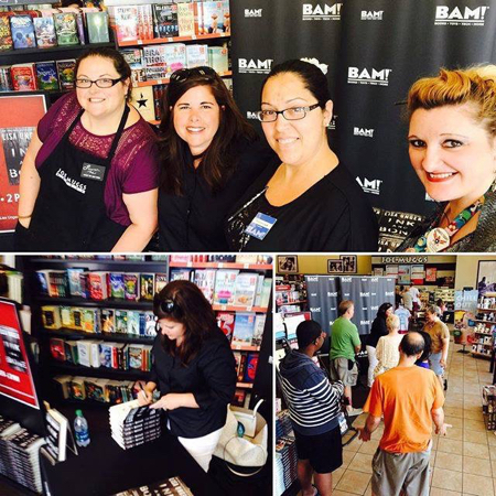 Books-A-Million Kissimmee, Florida. Lisa Unger's Ink and Bone Book Tour.
