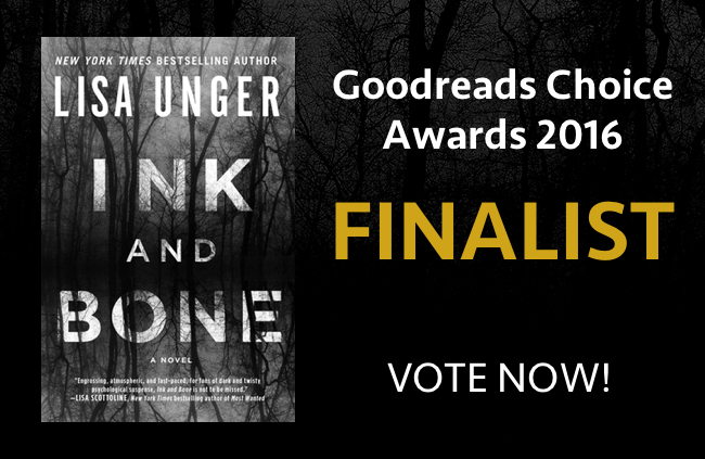 INK AND BONE is a Goodreads Choice Awards Finalist