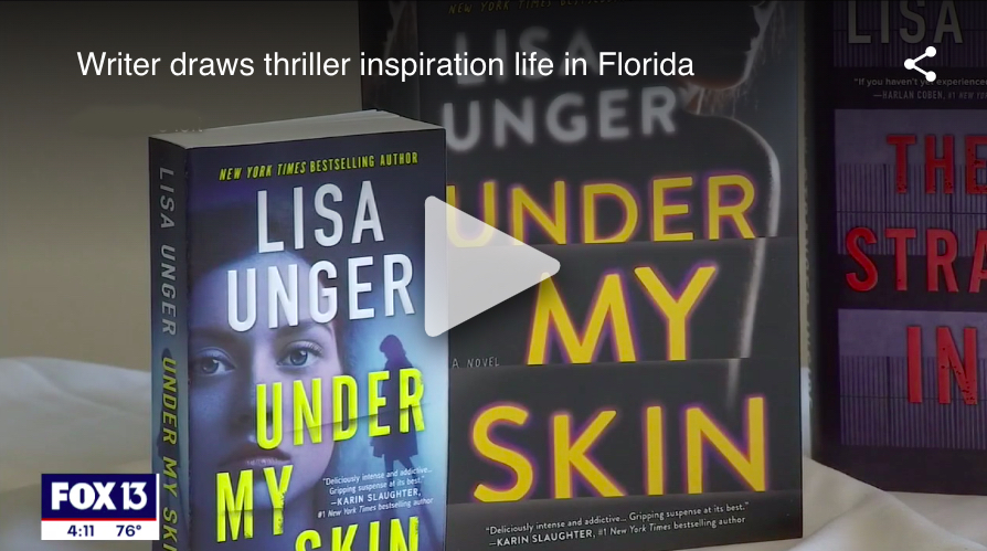 Lisa Unger Featured on WTVT Fox 13 News Tampa Bay with Emmy award-winning anchor Linda Hurtado. 