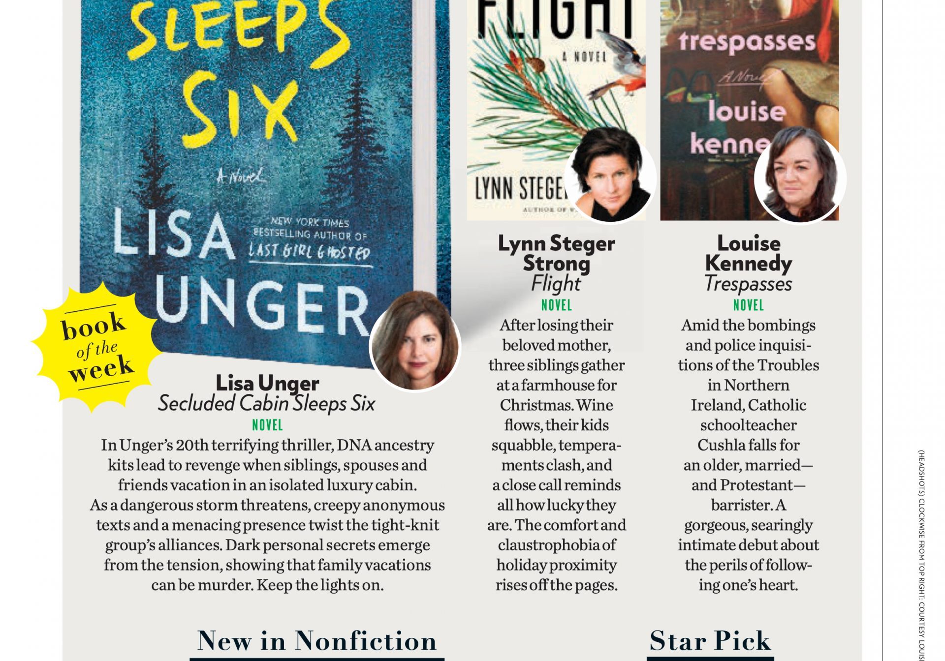 Secluded Cabin Sleeps Six is a People Magazine Book of the Week!